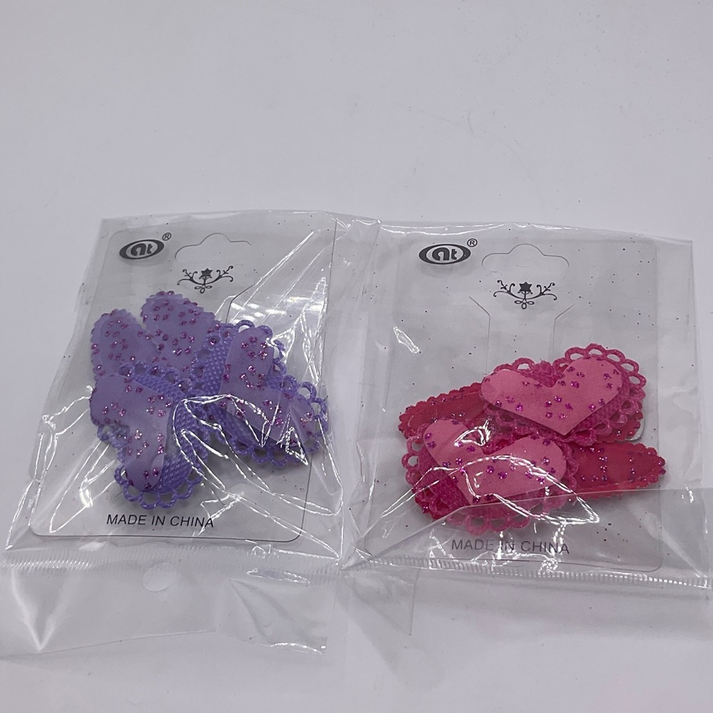NThandmade  Hair Clips NWT